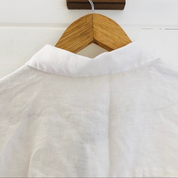 H&M Natural Linen Button Down Premium Quality 12 - Picture 6 of 14